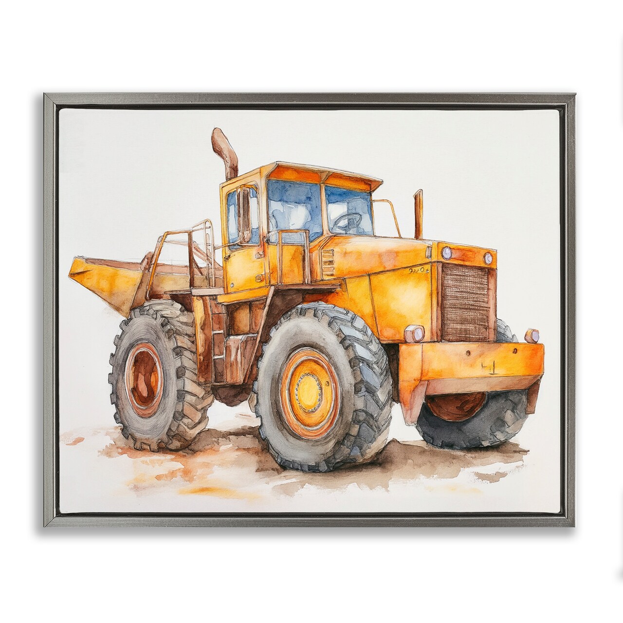 Stupell Industries Construction Truck Whimsicality Floating Frame, design by Steve Hunziker